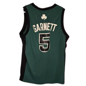 Adidas Kevin Garnett Celtics Swingman Jersey #5 Green Black Men's Size S +2